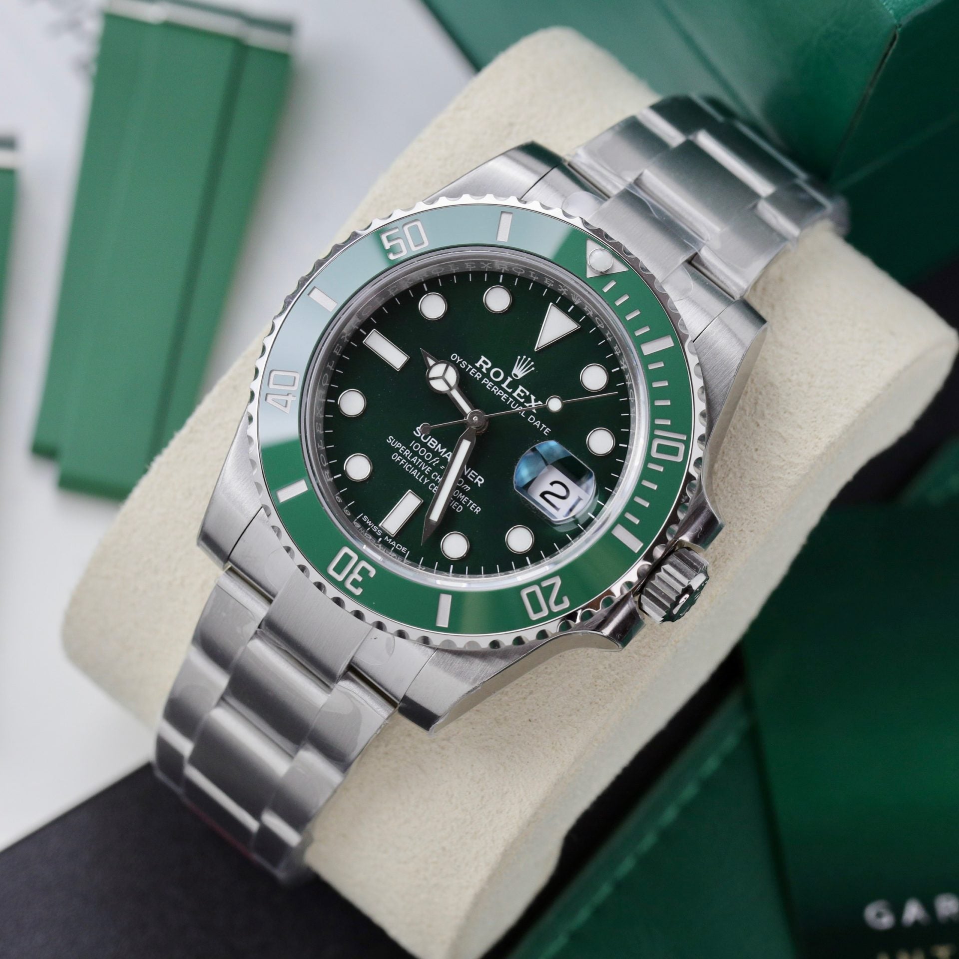 RLX Submariner 116610LV Hulk 40mm + Box