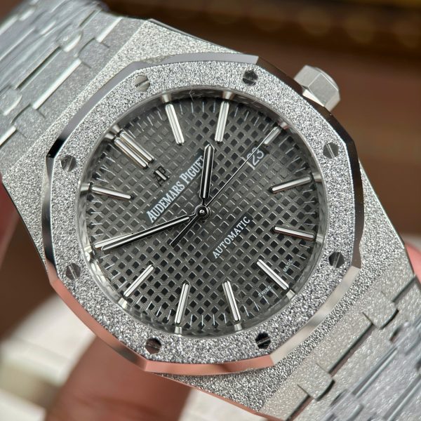 AP - Royal Oak 15410 Frosted Gray Dial Automatic Movement 41mm with Box