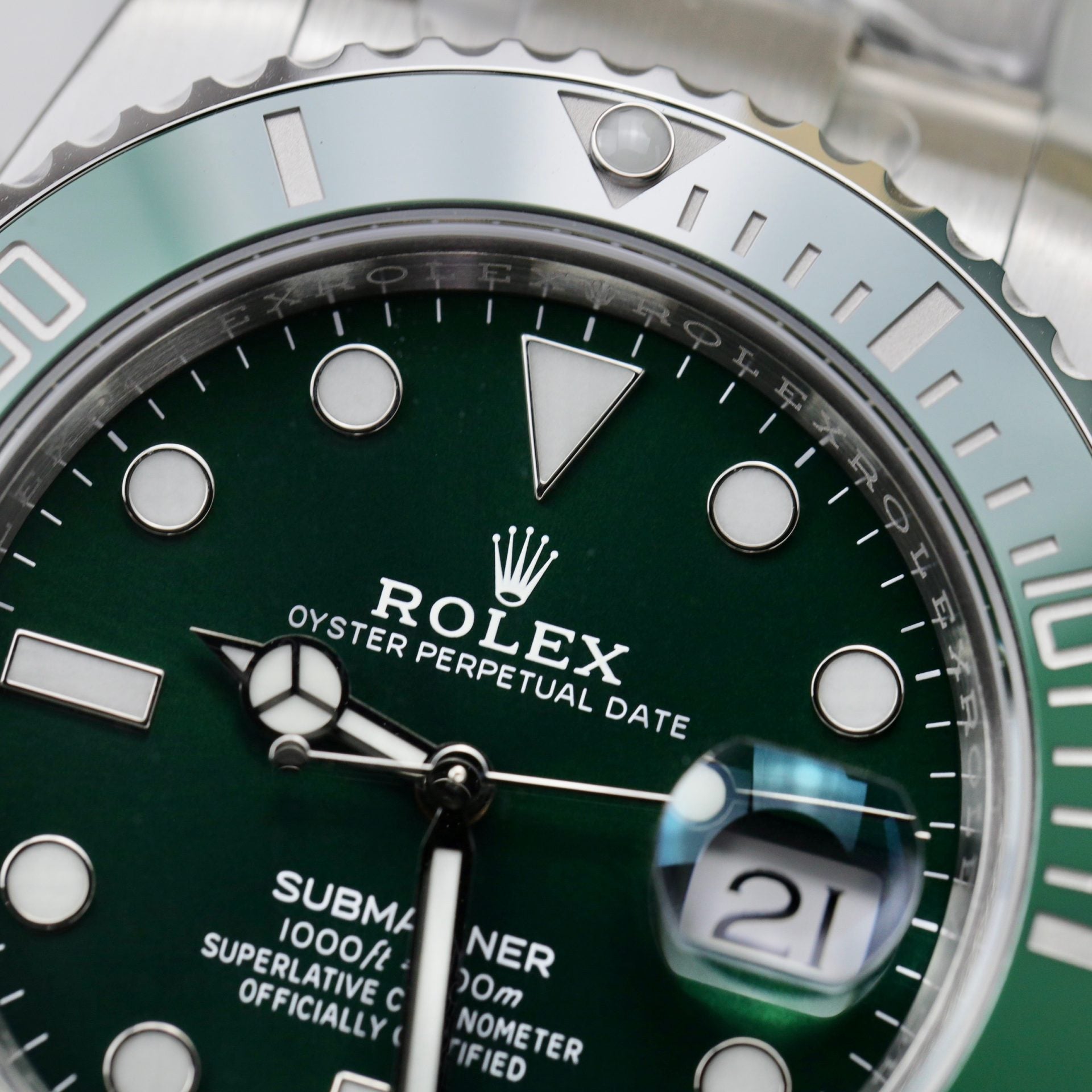 RLX Submariner 116610LV Hulk 40mm + Box