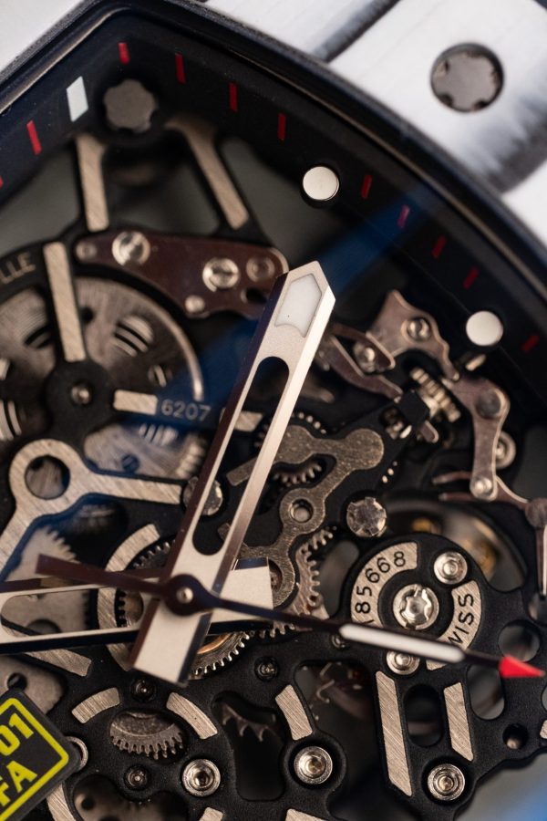 RM - 35-01 Rafael Nadal White Carbon 49,9x43mm with Box