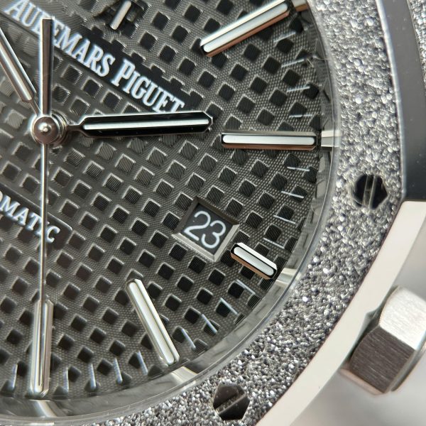 AP - Royal Oak 15410 Frosted Gray Dial Automatic Movement 41mm with Box