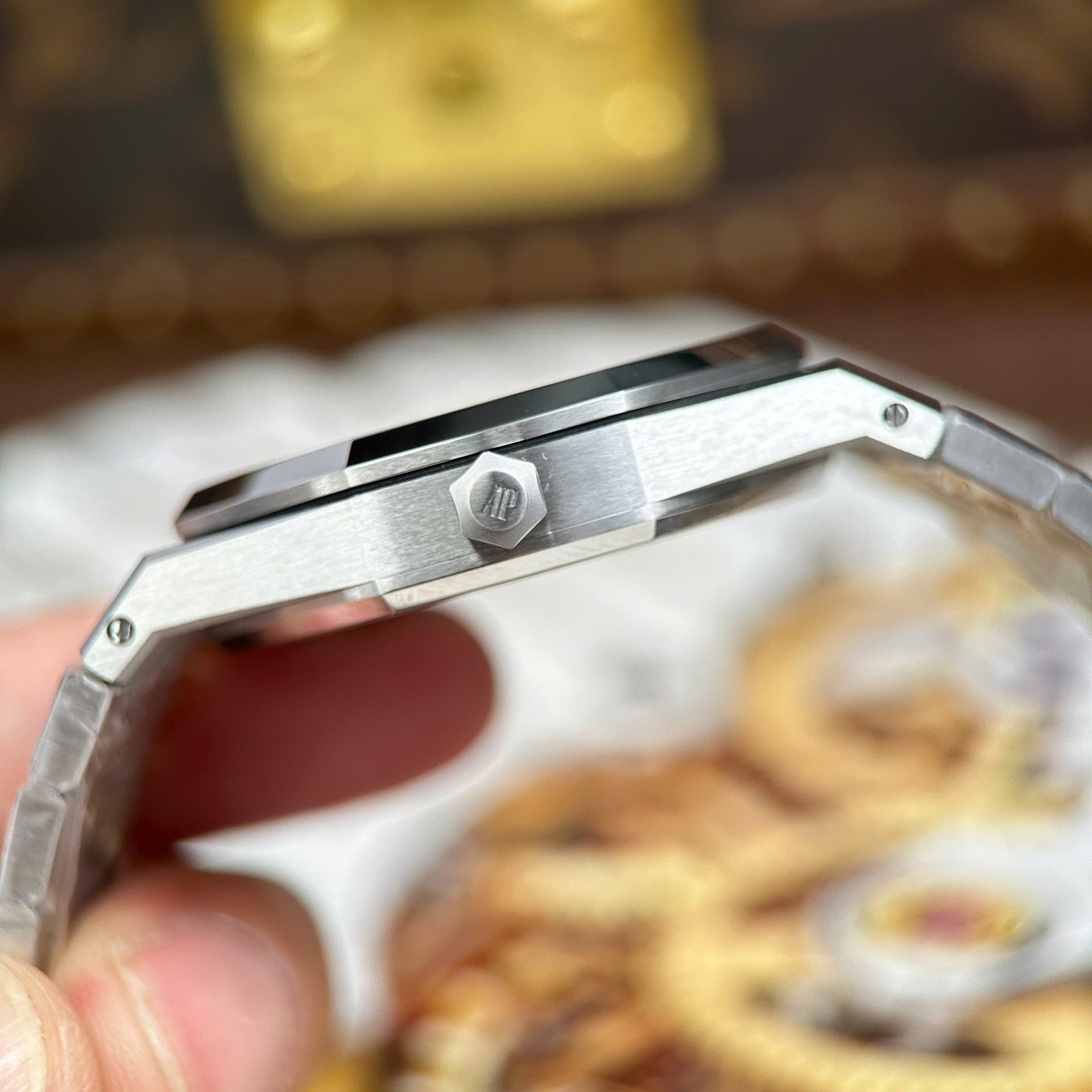 AP - Royal Oak Jumbo Extra-thin 16204 Skeleton Dial 39mm with Box