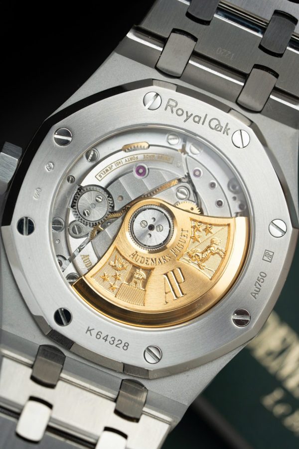 AP - Royal Oak Frosted Gold 15454BC Black Dial 37mm with Box