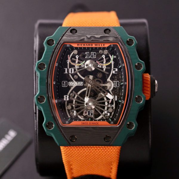 RM - 21-02 Tourbillon Aerodyne Green 43mm with Box