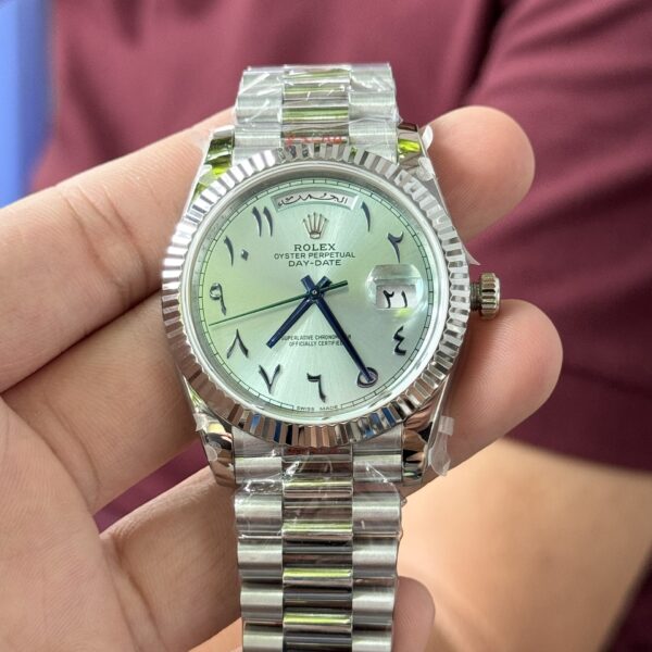 RLX Day Date Green Dial Arabic Numbers 40mm with Box