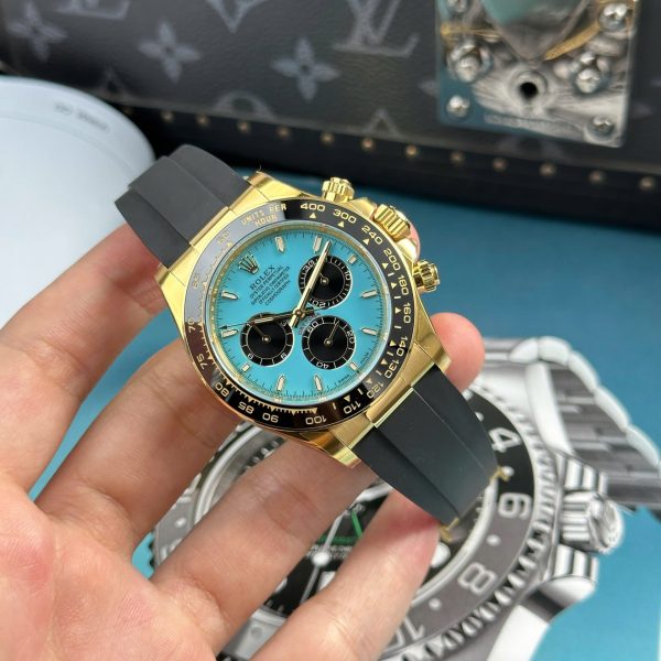 RLX Cosmograph Daytona 126518LN Turquoise Dial 40m with Boxm