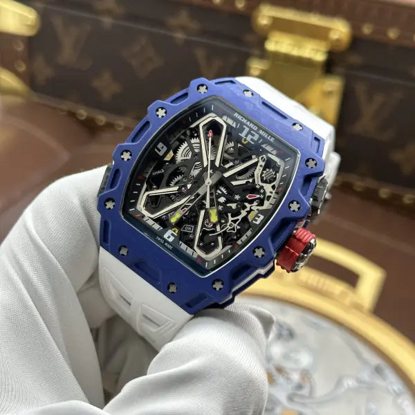 RM - 35-03 Rafael Nadal Blue Quartz 43.2x50mm with Box
