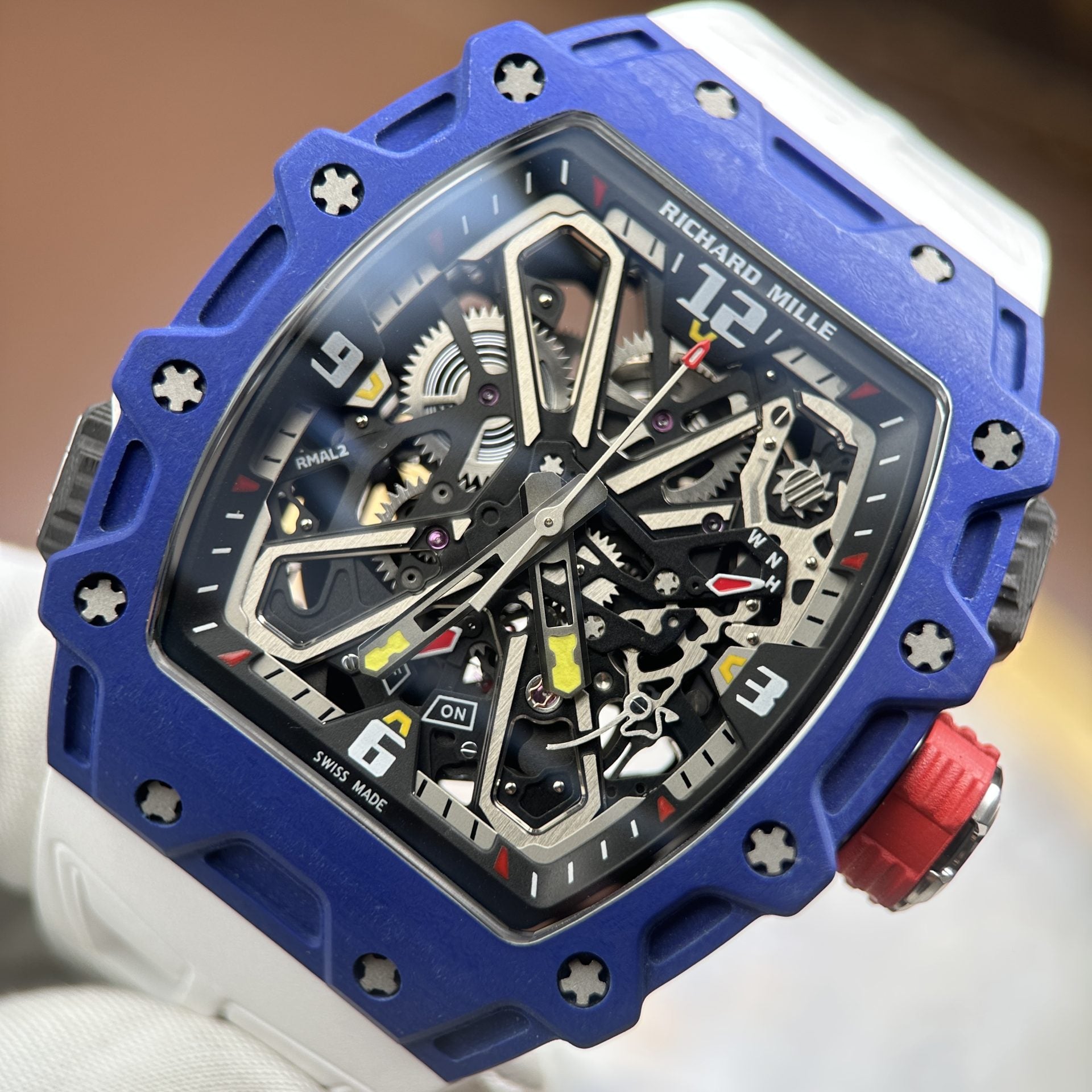 RM - 35-03 Rafael Nadal Blue Quartz 43.2x50mm with Box