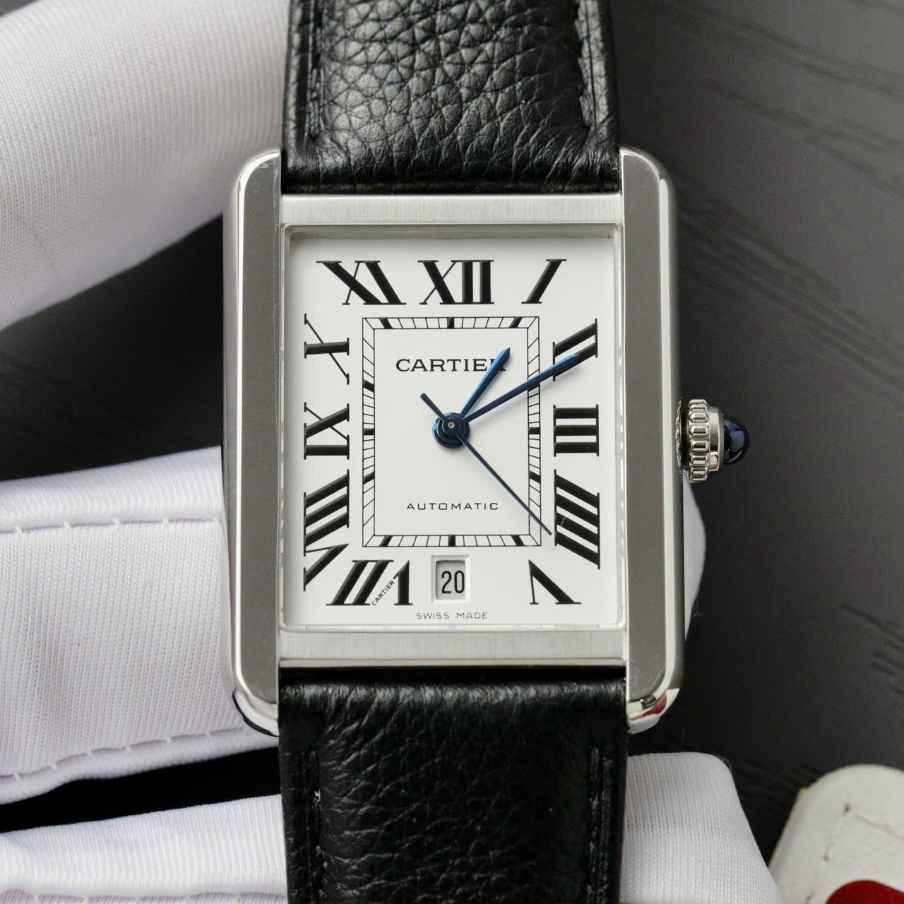 Cartier Tank Solo White Automatic Movement 41mm with Box