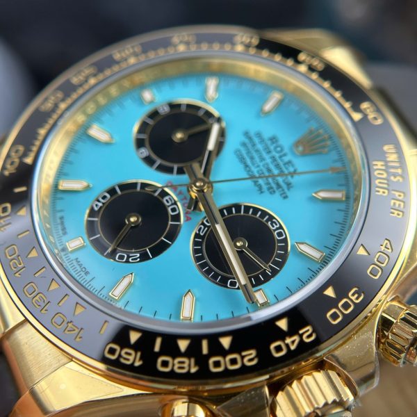 RLX Cosmograph Daytona 126518LN Turquoise Dial 40m with Boxm