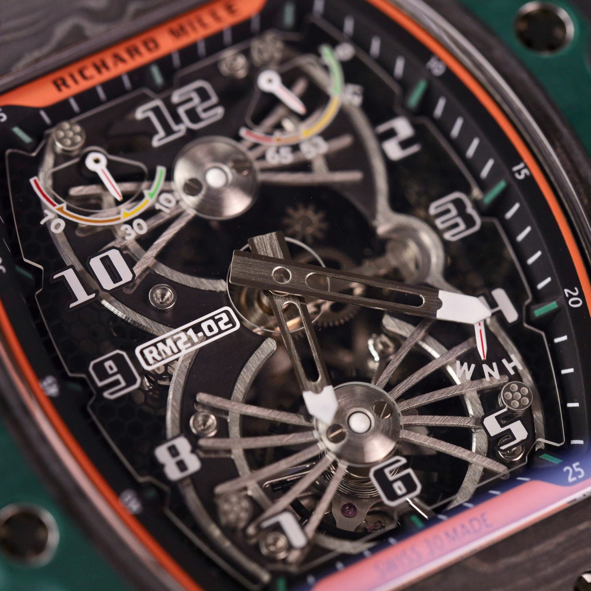 RM - 21-02 Tourbillon Aerodyne Green 43mm with Box