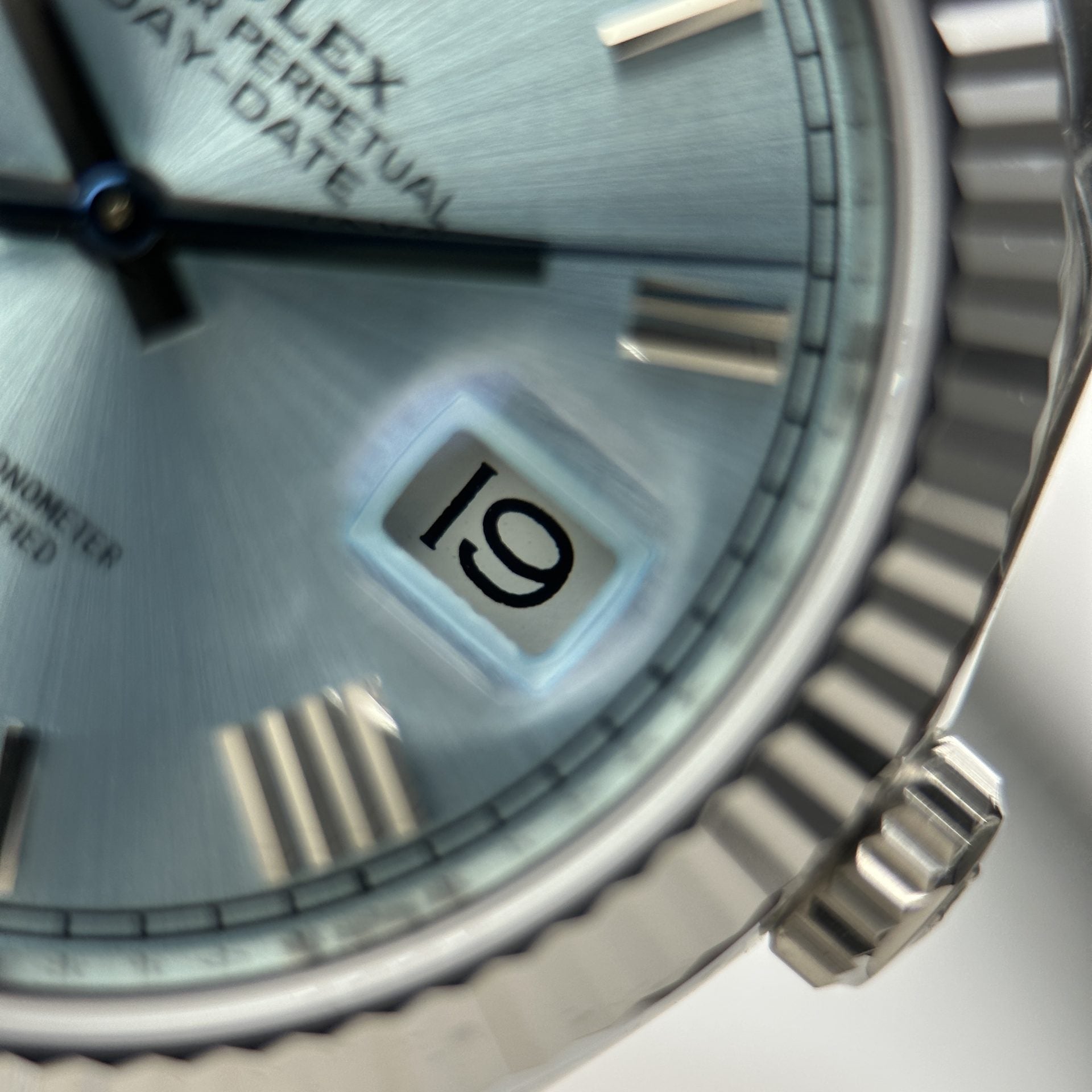 RLX Day Date Ice Blue Dial Calibre 3255 Movement 40mm with Box