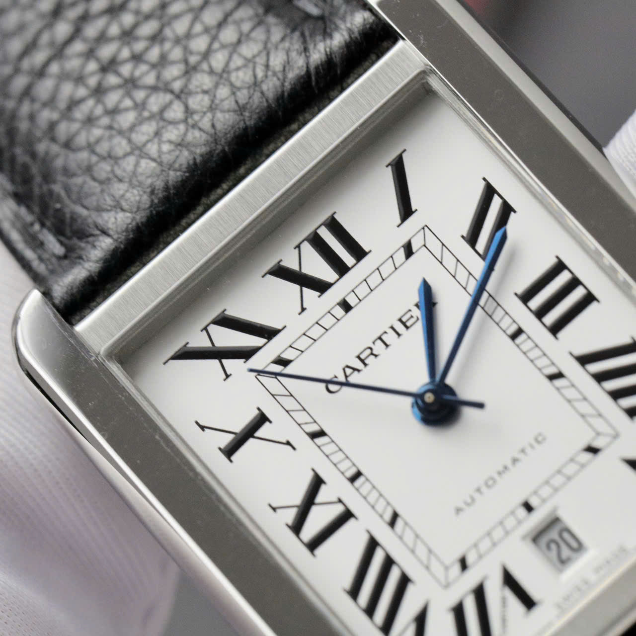 Cartier Tank Solo White Automatic Movement 41mm with Box