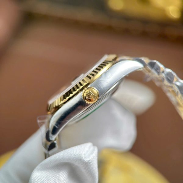 RLX DateJust Chocolate brown with diamond hour markers Dial 31mm with Box