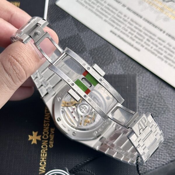 AP - Royal Oak Jumbo 16202ST Green Dial 39mm with Box