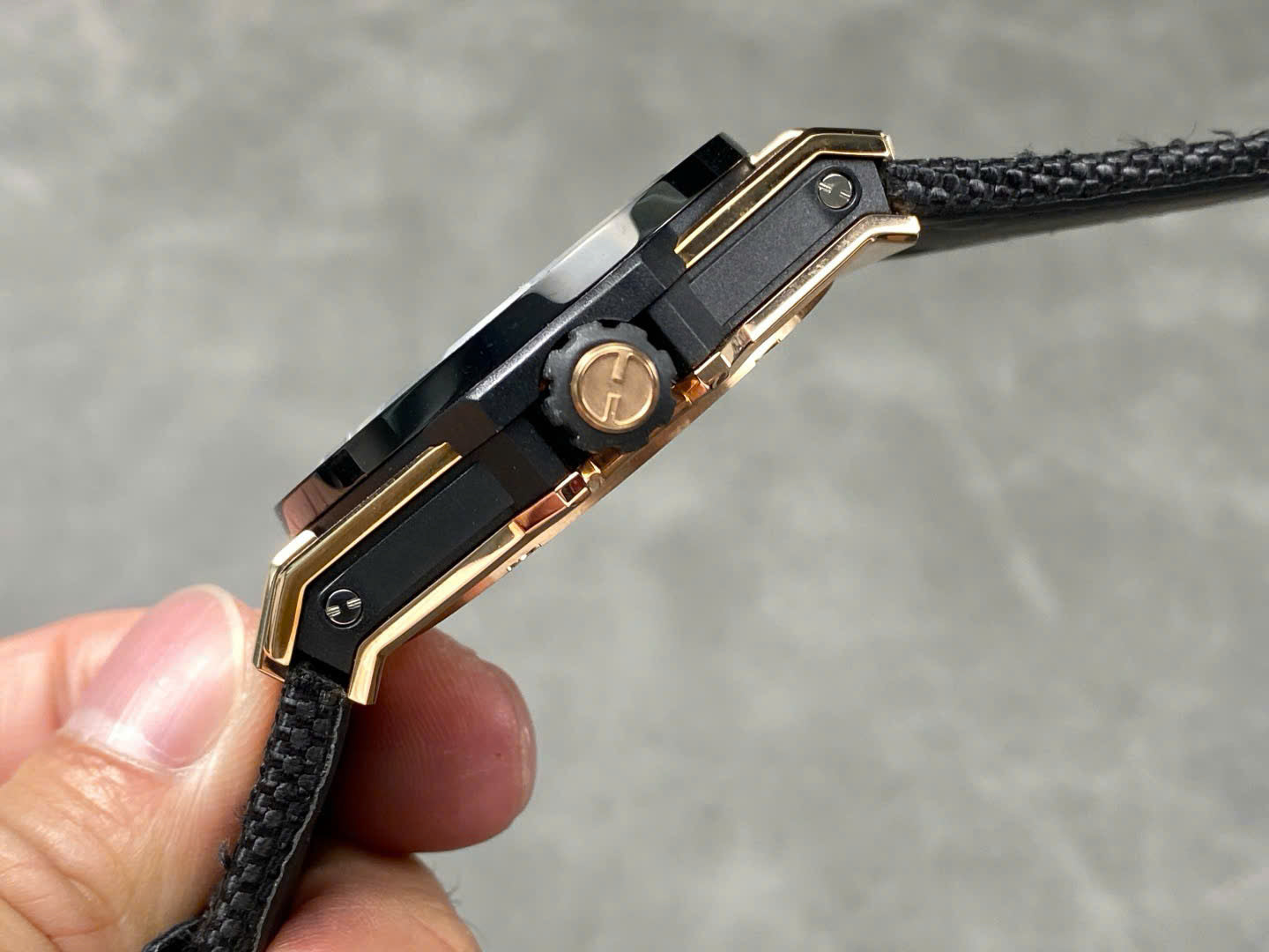 Hublot Big Bang Tourbillon Skeleton Dial Fabric Strap 45mm with Box