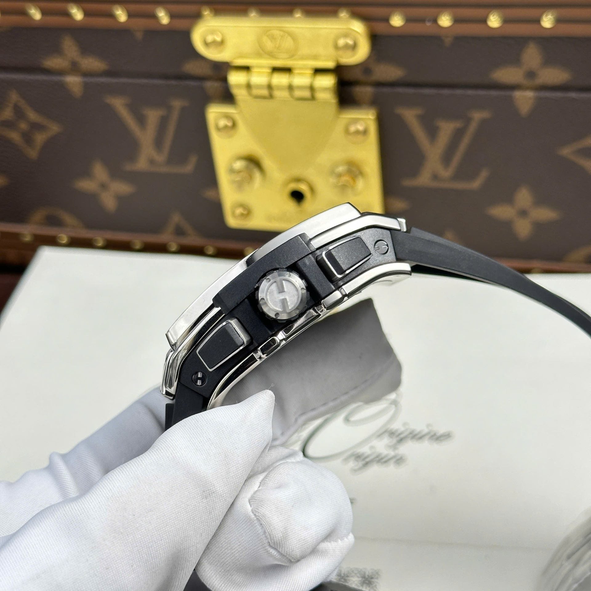 Hublot Spirit Of Big Bang Titanium Rubber Strap 42mm with Box