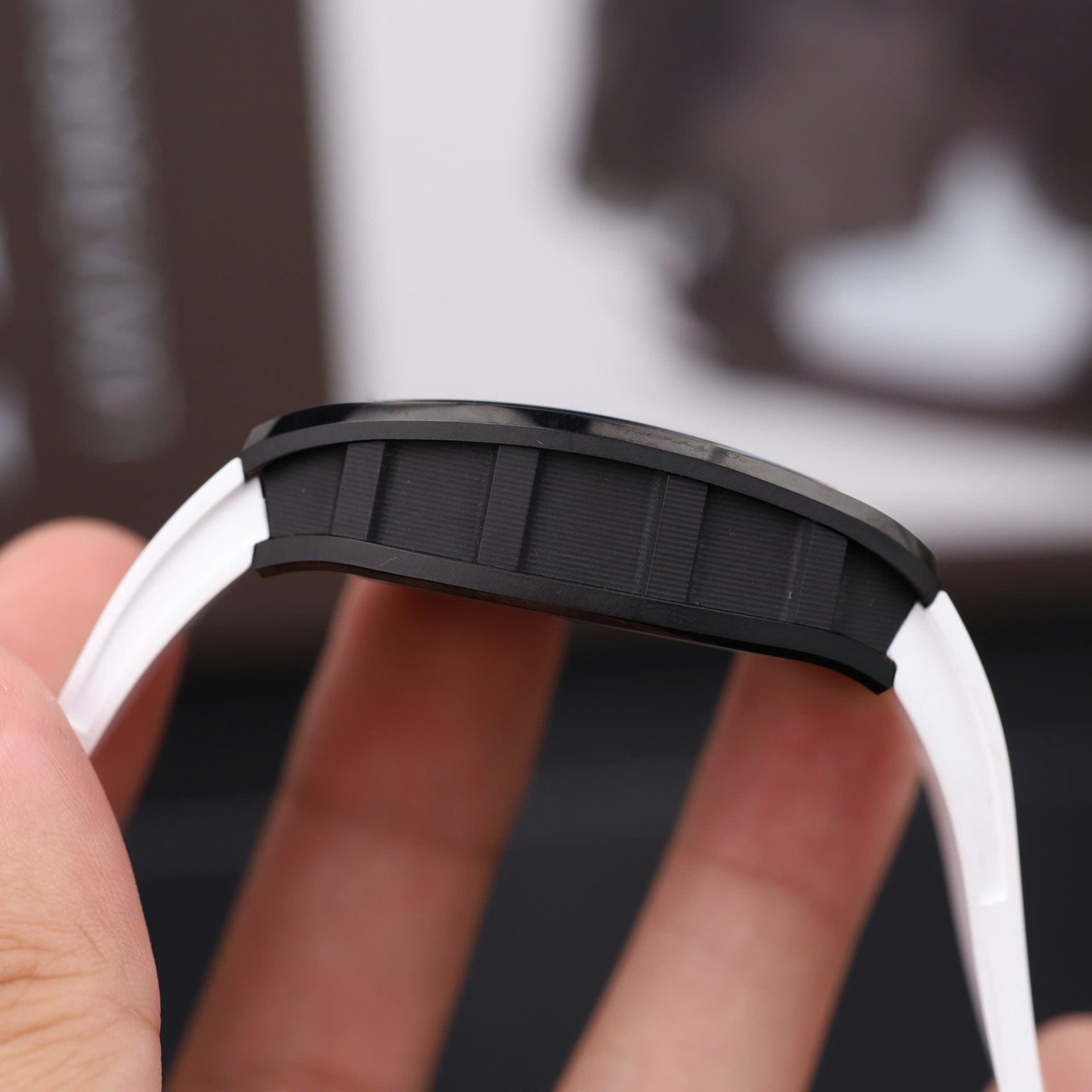 RM - 61-01 Ceramic Case Rubber Strap 50.2×42.7mm with Box