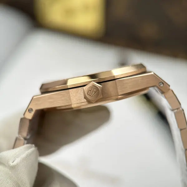 AP - Oak 15451OR Rose Gold Automatic Movement 37mm with Box