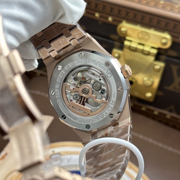 AP - Royal Oak Perpetual Calendar 26574OR Blue Dial Grande Tapisserie Pattern 41mm with Box