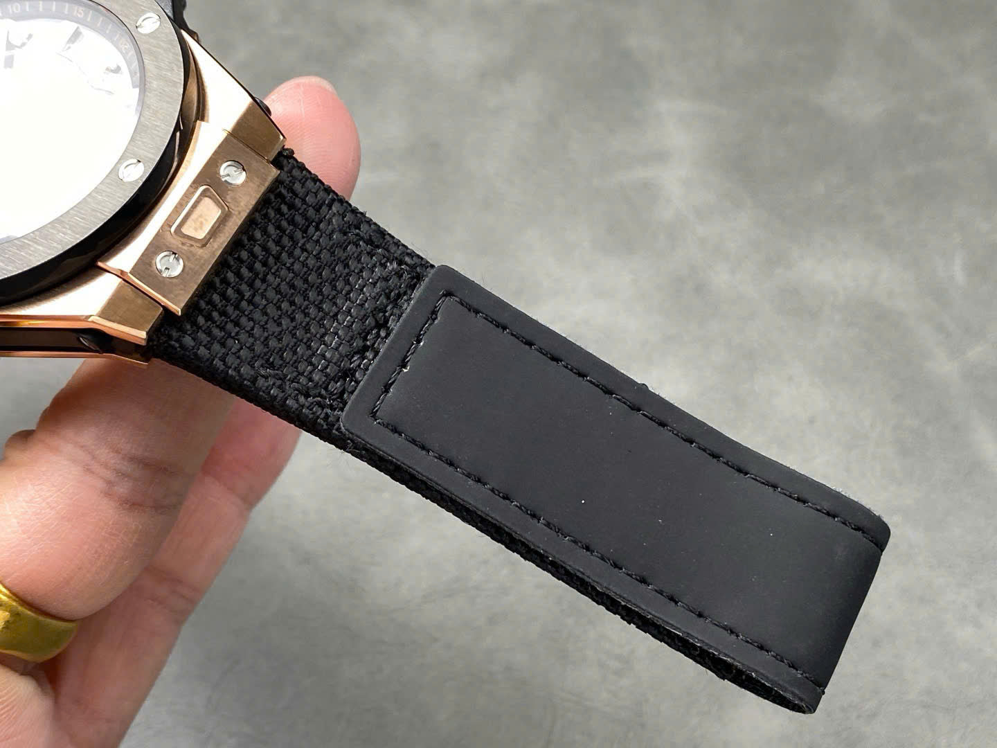 Hublot Big Bang Tourbillon Skeleton Dial Fabric Strap 45mm with Box