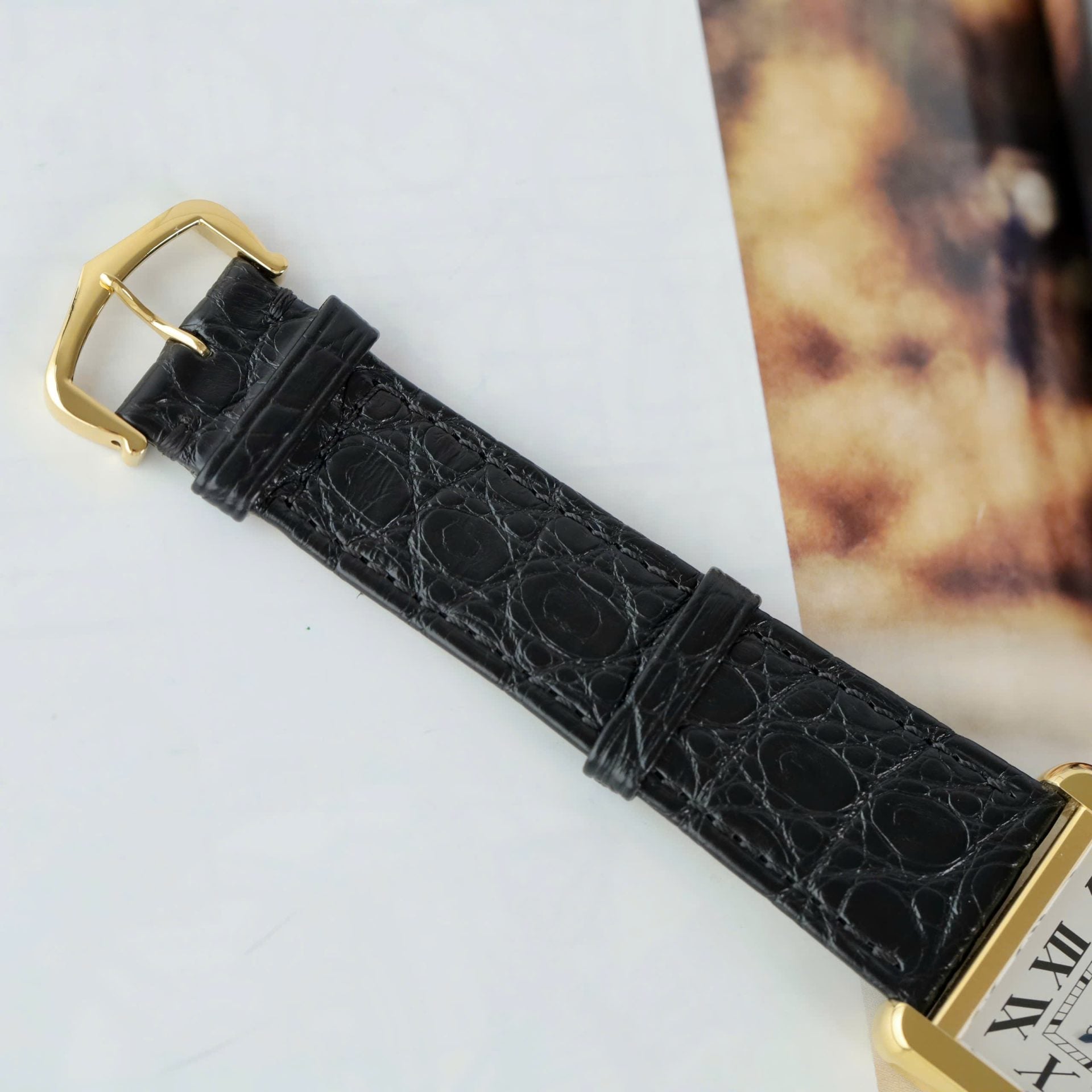 Cartier Tank Solo Gold Automatic Movement 41mm with Box