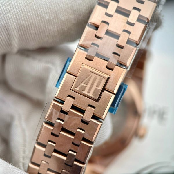 AP - Royal Oak 15450 White Dial Rose Gold 37mm with Box