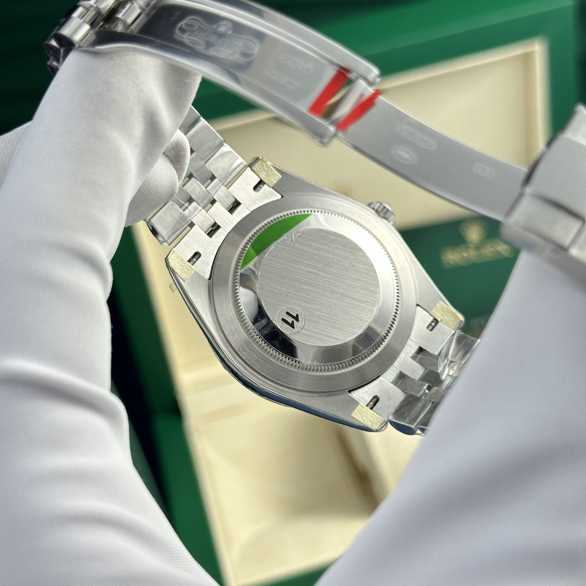 RLX DateJust Blue Motif Dial 41mm + Box