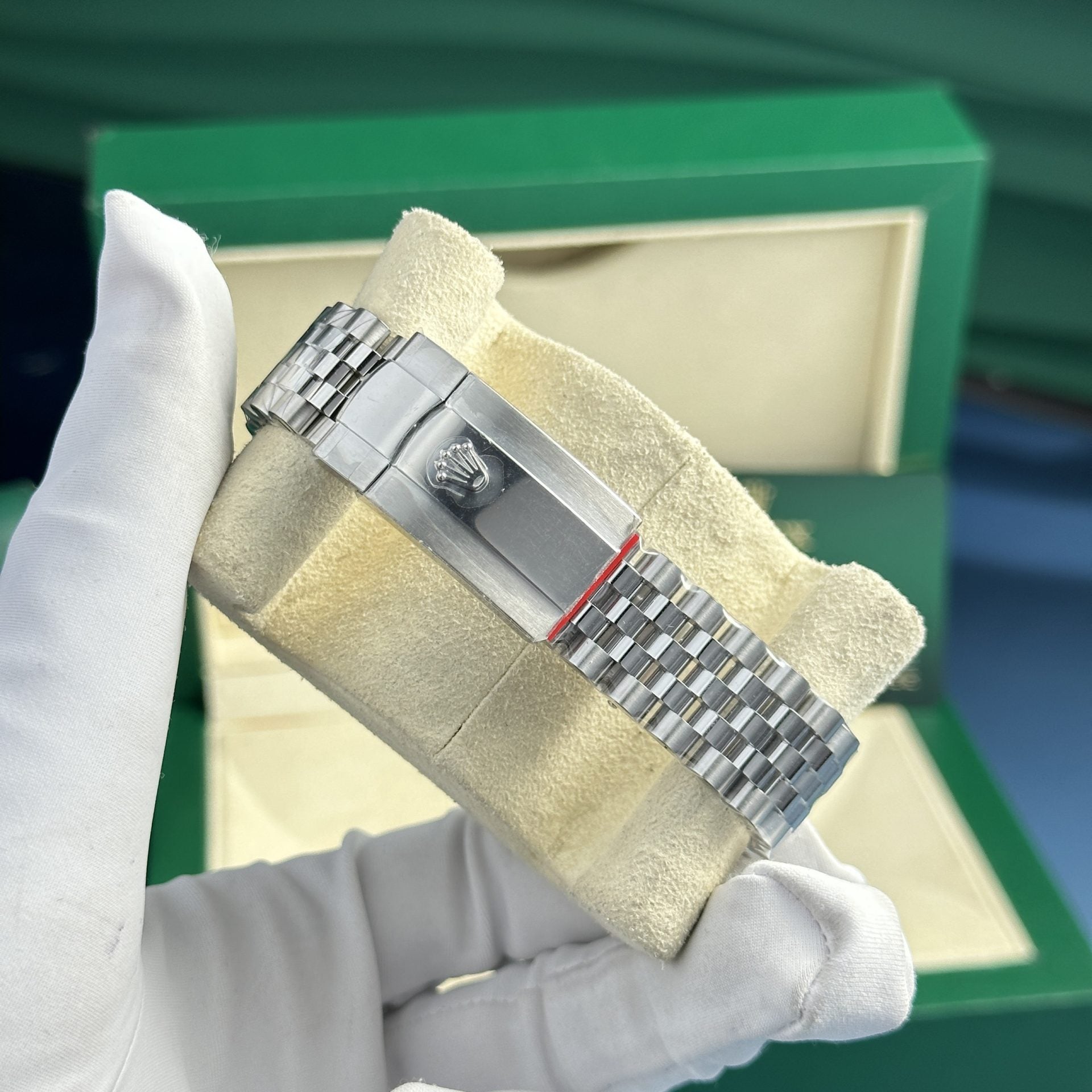 RLX DateJust Blue Motif Dial 41mm + Box